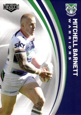2024 NRL Elite Common Card - Base 137 Mitchell Barnett Warriors