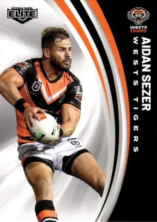 2024 NRL Elite Common Card - Base 151 Aidan Sezer Wests Tigers