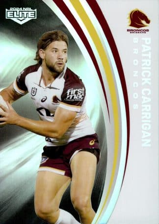 2024 NRL Elite Silver Specials - P002 Patrick Carrigan Brisbane Broncos