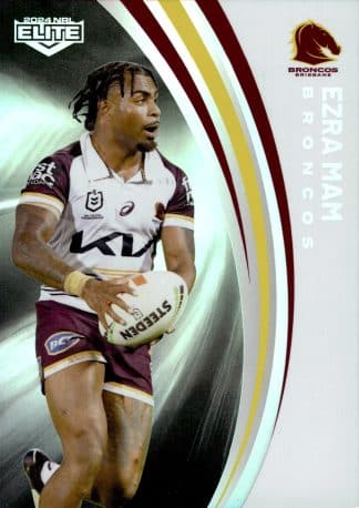 2024 NRL Elite Silver Specials - P005 Ezra Mam Brisbane Broncos