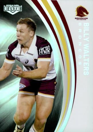 2024 NRL Elite Silver Specials - P009 Billy Walters Brisbane Broncos