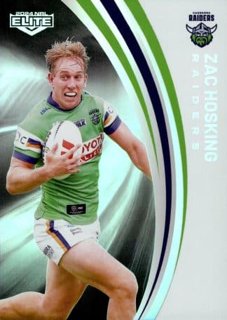 2024 NRL Elite Silver Specials - P012 Zac Hosking Canberra Raiders