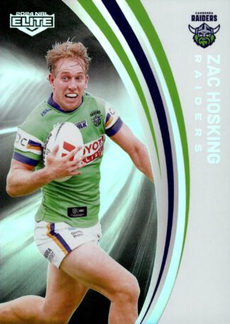 2024 NRL Elite Silver Specials - P012 Zac Hosking Canberra Raiders