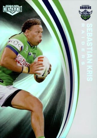 2024 NRL Elite Silver Specials - P013 Sebastian Kris Canberra Raiders