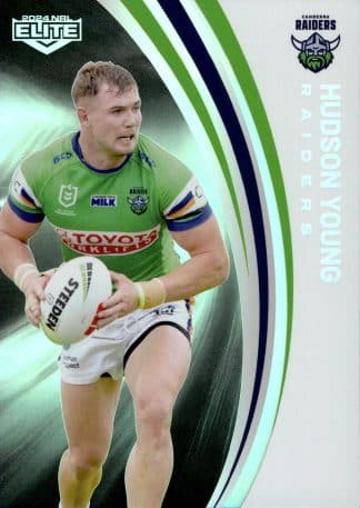 2024 NRL Elite Silver Specials - P018 Hudson Young Canberra Raiders
