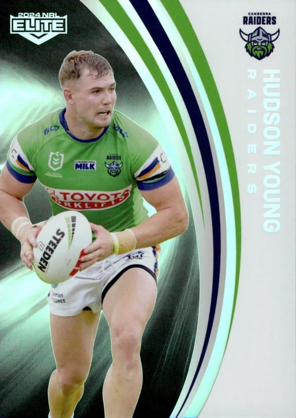 2024 NRL Elite Silver Specials - P018 Hudson Young Canberra Raiders