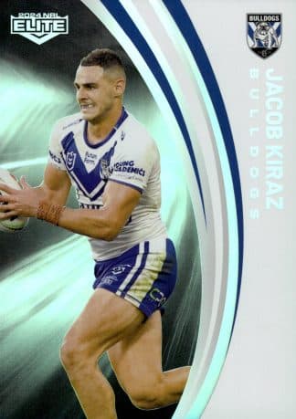 2024 NRL Elite Silver Specials - P025 Jacob Kiraz Canterbury Bulldogs
