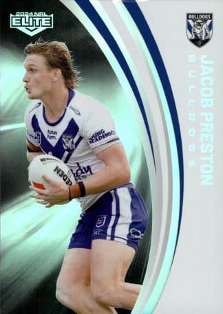 2024 NRL Elite Silver Specials - P027 Jacob Preston Canterbury Bulldogs