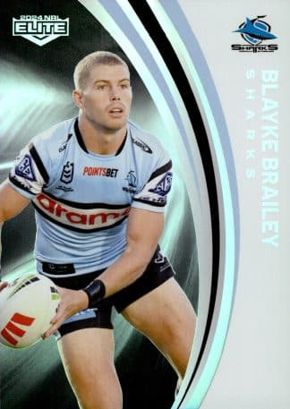 2024 NRL Elite Silver Specials - P029 Blayke Brailey Cronulla Sharks
