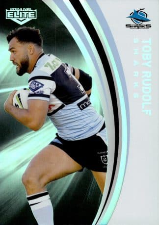 2024 NRL Elite Silver Specials - P035 Toby Rudolf Cronulla Sharks