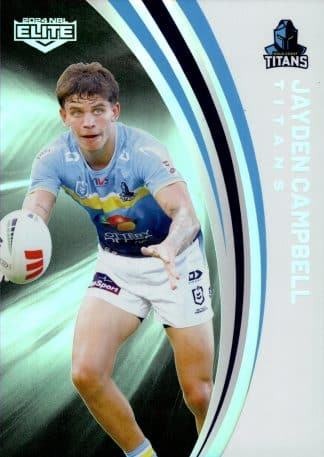 2024 NRL Elite Silver Specials - P048 Jayden Campbell Gold Coast Titans