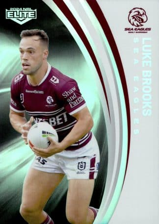 2024 NRL Elite Silver Specials - P056 Luke Brooks Manly Sea Eagles