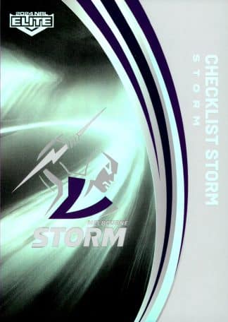 2024 NRL Elite Silver Specials - P064 Checklist Melbourne Storm
