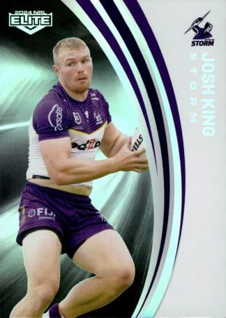 2024 NRL Elite Silver Specials - P068 Josh King Melbourne Storm
