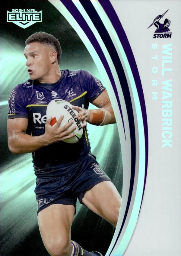2024 NRL Elite Silver Specials - P072 Will Warbrick Melbourne Storm