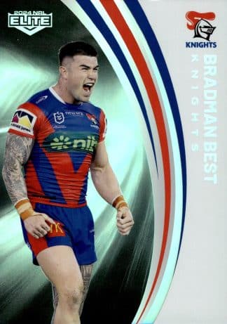 2024 NRL Elite Silver Specials - P074 Bradman Best Newcastle Knights