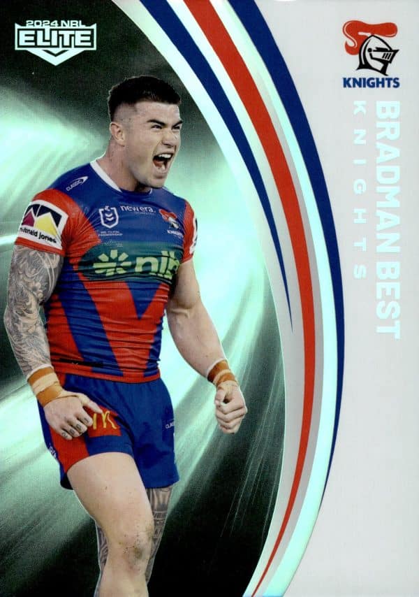 2024 NRL Elite Silver Specials - P074 Bradman Best Newcastle Knights