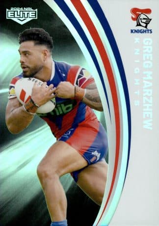 2024 NRL Elite Silver Specials - P078 Greg Marzhew Newcastle Knights