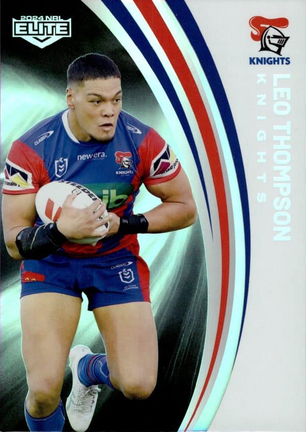 2024 NRL Elite Silver Specials - P081 Leo Thompson Newcastle Knights
