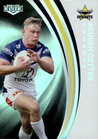 2024 NRL Elite Silver Specials - P083 Reuben Cotter North Queensland Cowboys