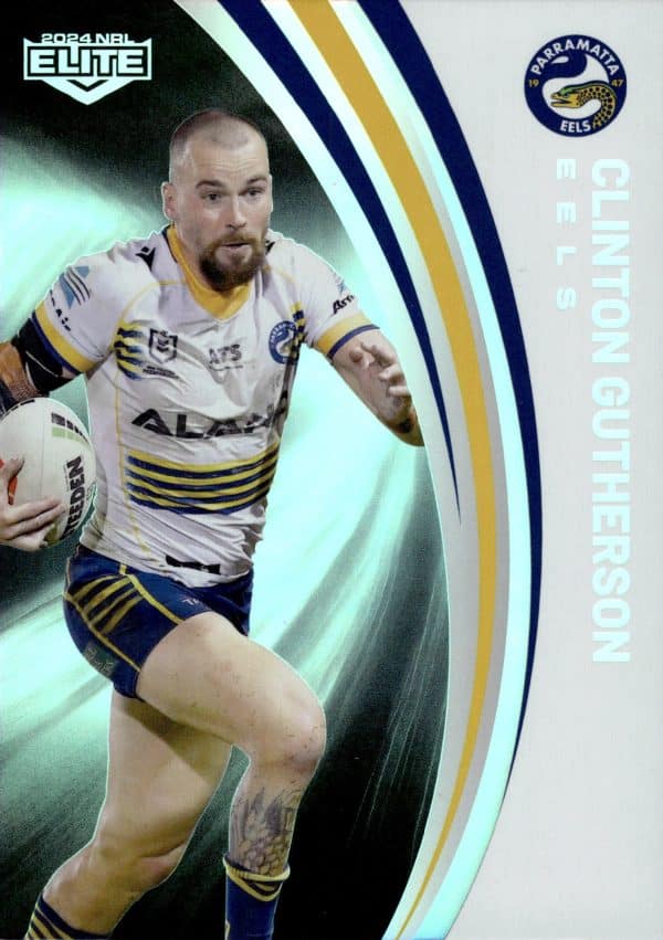 2024 NRL Elite Silver Specials - P094 Clinton Gutherson Parramatta Eels