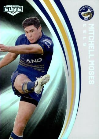 2024 NRL Elite Silver Specials - P096 Mitchell Moses Parramatta Eels