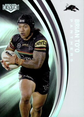 2024 NRL Elite Silver Specials - P107 Brian To'o Penrith Panthers