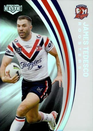 2024 NRL Elite Silver Specials - P132 James Tedesco Sydney Roosters