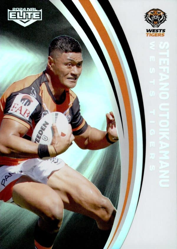 2024 NRL Elite Silver Specials - P153 Stefano Utoikamanu Wests Tigers