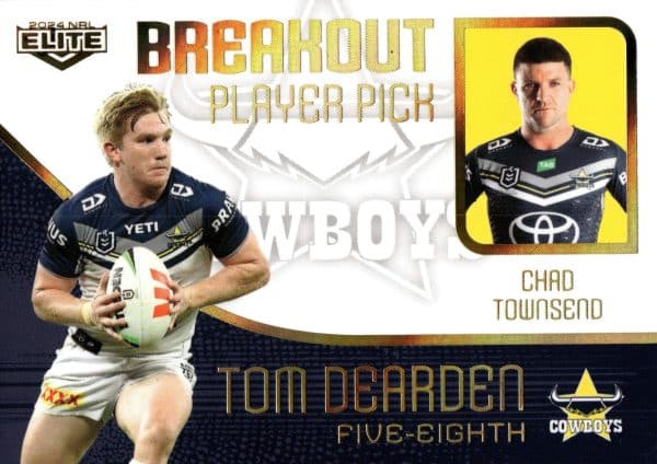 2024 NRL Elite Breakout Player Picks - BP10 Tom Dearden North QLD Cowboys