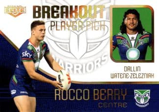2024 NRL Elite Breakout Player Picks - BP16 Rocco Berry Warriors