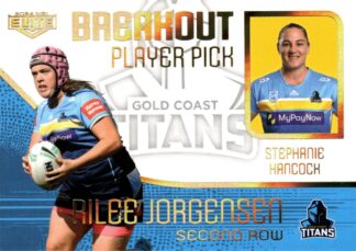 2024 NRL Elite Breakout Player Picks - BP21 Rilee Jorgensen Gold Coast Titans