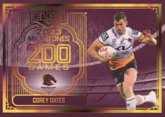 2024 NRL Elite Milestone Case Card - CC01 Corey Oates Brisbane Broncos