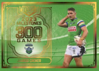 2024 NRL Elite Milestone Case Card - CC02 Jarrod Croker Canberra Raiders