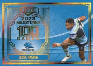 2024 NRL Elite Milestone Case Card - CC04 Jesse Ramien Cronulla Sharks