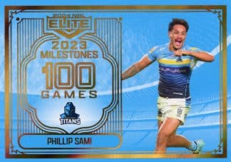 2024 NRL Elite Milestone Case Card - CC06 Phillip Sami Gold Coast Titans