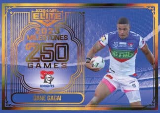 2024 NRL Elite Milestone Case Card - CC09 Dane Gagai Newcastle Knights