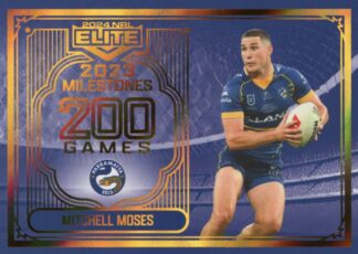 2024 NRL Elite Milestone Case Card - CC11 Mitchell Moses Parramatta Eels
