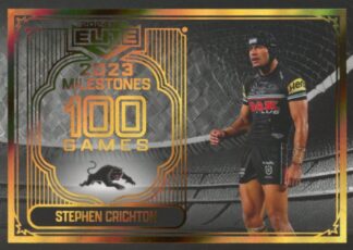 2024 NRL Elite Milestone Case Card - CC12 Stephen Crichton Penrith Panthers