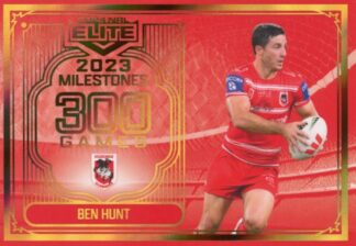 2024 NRL Elite Milestone Case Card - CC14 Ben Hunt St George Dragons