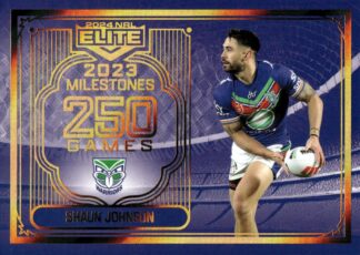 2024 NRL Elite Milestone Case Card - CC16 Shaun Johnson Warriors