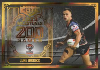 2024 NRL Elite Milestone Case Card - CC17 Luke Brooks Wests Tigers