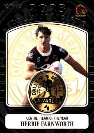 2024 NRL Elite Dally M Awards - DM06 Herbie Farnworth Brisbane Broncos