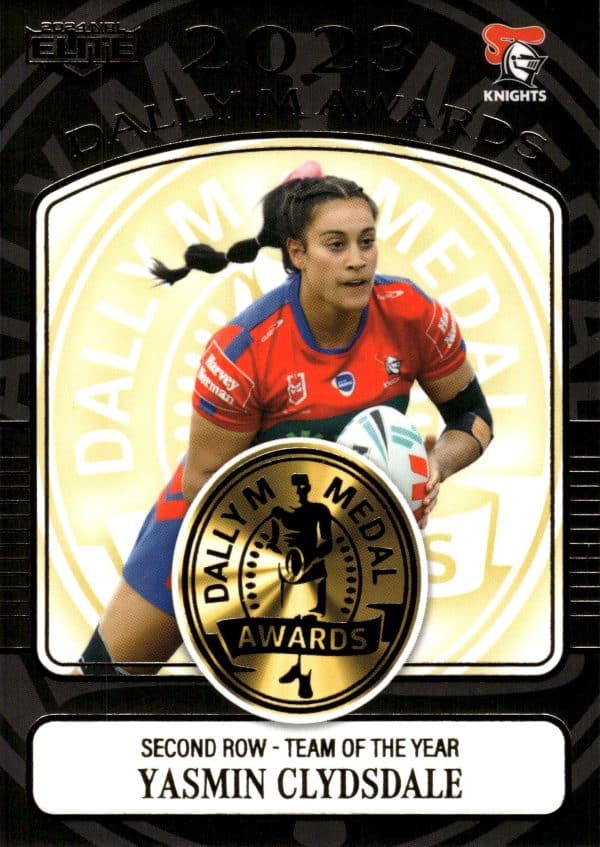 2024 NRL Elite Dally M Awards - DM30 Yasmin Clydsdale Newcastle Knights