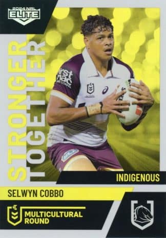 2024 NRL Elite Multicultural Round - MC01 Selwyn Cobbo Brisbane Broncos