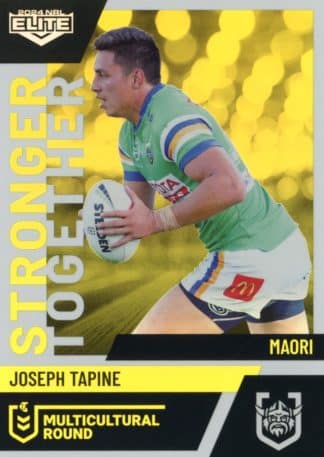 2024 NRL Elite Multicultural Round - MC04 Joseph Tapine Canberra Raiders