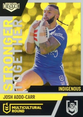 2024 NRL Elite Multicultural Round - MC05 Josh Addo-Carr Canterbury Bulldogs
