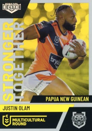 2024 NRL Elite Multicultural Round - MC34 Justin Olam Wests Tigers