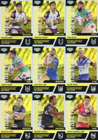 2024 NRL Elite Multicultural Round - Full Set 34 Cards