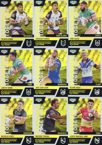 2024 NRL Elite Multicultural Round - Full Set 34 Cards